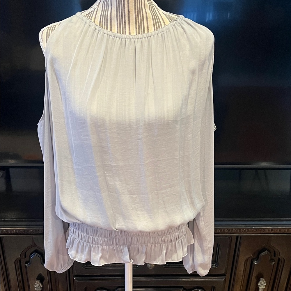 Alfani Elegant Silver Blouse